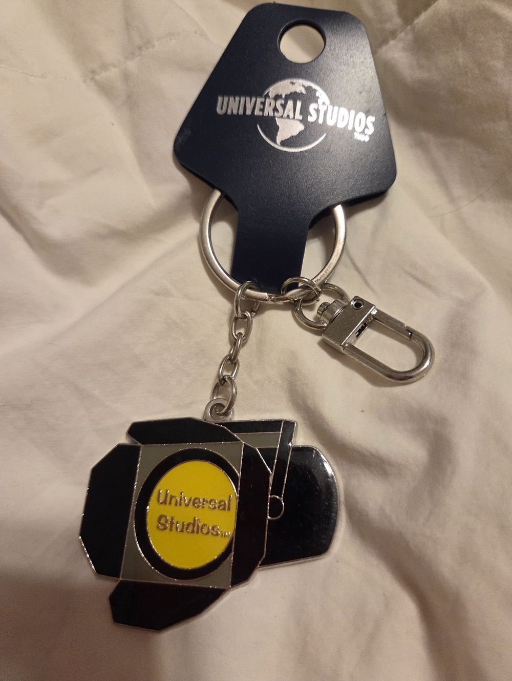 Universal Studios Black & Yellow Camera Keychain